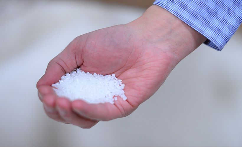 Plastic Materials in Hand